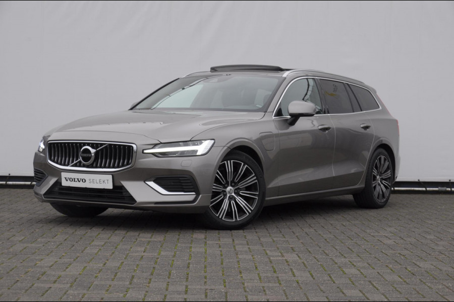 Volvo V60 T6 340PK Automaat Recharge AWD Inscription / Panoramadak / BLIS / Parkeersensoren met camera / Elektrische achterklep / Stoel - en stuurwielverwarming / Getint glas / Adaptieve cruise control Volvo V60 T6 340PK Automaat Recharge AWD Inscription / Panoramadak / BLIS / Parkeersensoren met camera / Elektrische achterklep / Stoel - en stuurwielverwarming / Getint glas / Adaptieve cruise control