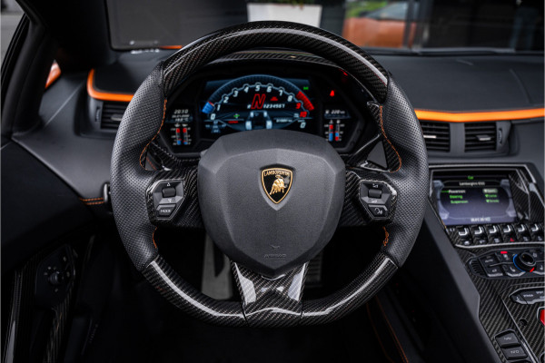 Lamborghini Aventador 6.5 V12 S - Arancio Atlas | Roadster | Lift | Personam + Carbon Package | Sensonum Lamborghini Aventador 6.5 V12 S - Arancio Atlas | Roadster | Lift | Personam + Carbon Package | Sensonum