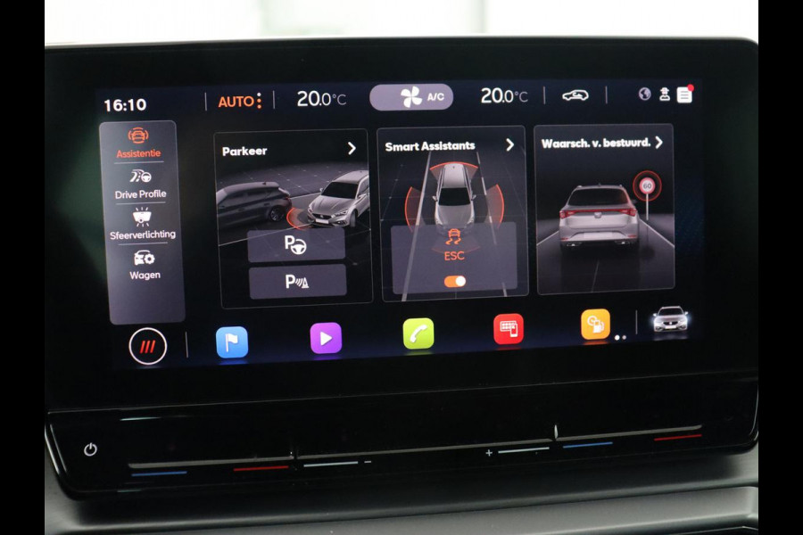 Seat Leon 1.5 TSI FR Business Intense | Trekhaak | Carplay | Adaptive cruise | Navigatie | Sportstoelen | Camera | Dodehoek detectie | Parkeerhulp | DAB | Full LED