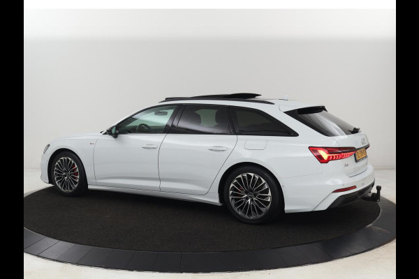 Audi A6 55 TFSI e quattro Competition | Panoramadak | Trekhaak | Leder | Stoelverwarming | Memory | Adaptive cruise | Carplay | Sfeerverlichting | Navigatie | Virtual Cockpit | Matrix LED | PHEV | Plug In
