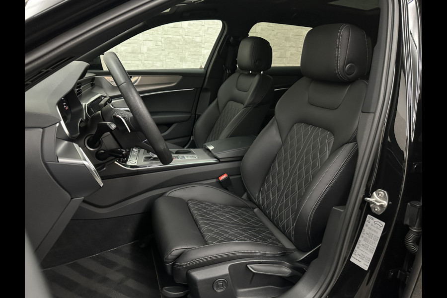 Audi A6 Avant 55 TFSI V6 340PK S-Line | Luchtvering | ACC | B&O | Panorama | 360 Camera | Matrix-LED | Trekhaak | RS-Leder | Standkachel | 4-Zone Clima | 21'' | Stoelverwarming V+A | Carplay | Lane & Side Assist | Virtual-Cockpit | Draadloos Laden.