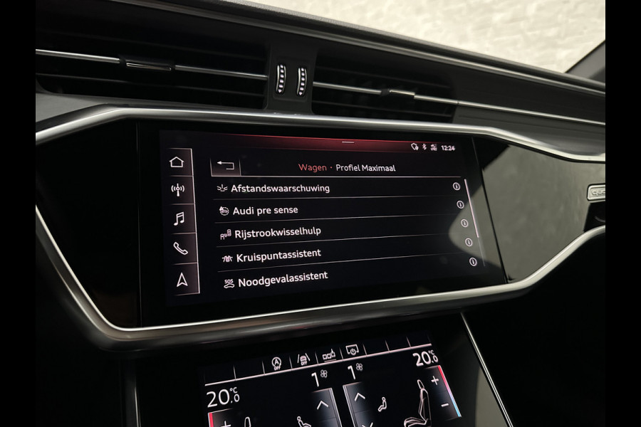 Audi A6 Avant 55 TFSI V6 340PK S-Line | Luchtvering | ACC | B&O | Panorama | 360 Camera | Matrix-LED | Trekhaak | RS-Leder | Standkachel | 4-Zone Clima | 21'' | Stoelverwarming V+A | Carplay | Lane & Side Assist | Virtual-Cockpit | Draadloos Laden.