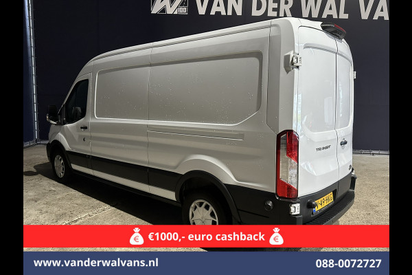 Ford Transit 2.0 TDCI 130pk L3H2 Euro6 Airco | Navigatie | Stoelverwarming | Camera | Apple Carplay | Android Auto LED, cruisecontrol, parkeersensoren, verwarmde voorruit, 2500kg trekvermogen