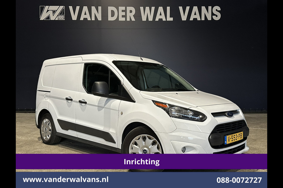 Ford Transit Connect 1.5 TDCI 101pk L1H1 Inrichting Euro6 Airco | 3-Zits | Cruisecontrol | Trekhaak Verwarmde voorruit, Bijrijdersbank