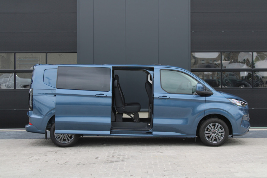Ford Transit Custom 320 2.0 TDCI L2H1 Limited DC 170pk - Adaptive Cruise - Blind Spot - Navigatie - LED - Stoelverwarming - Rijklaar