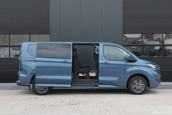 Ford Transit Custom 320 2.0 TDCI L2H1 Limited DC 170pk - Adaptive Cruise - Blind Spot - Navigatie - LED - Stoelverwarming - Rijklaar