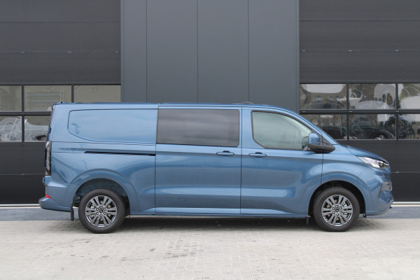 Ford Transit Custom 320 2.0 TDCI L2H1 Limited DC 170pk - Adaptive Cruise - Blind Spot - Navigatie - LED - Stoelverwarming - Rijklaar