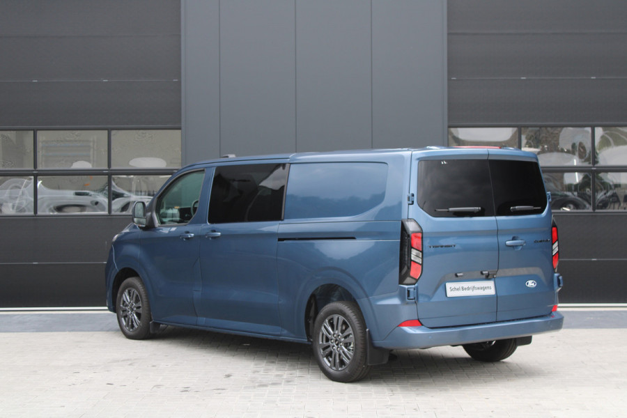 Ford Transit Custom 320 2.0 TDCI L2H1 Limited DC 170pk - Adaptive Cruise - Blind Spot - Navigatie - LED - Stoelverwarming - Rijklaar