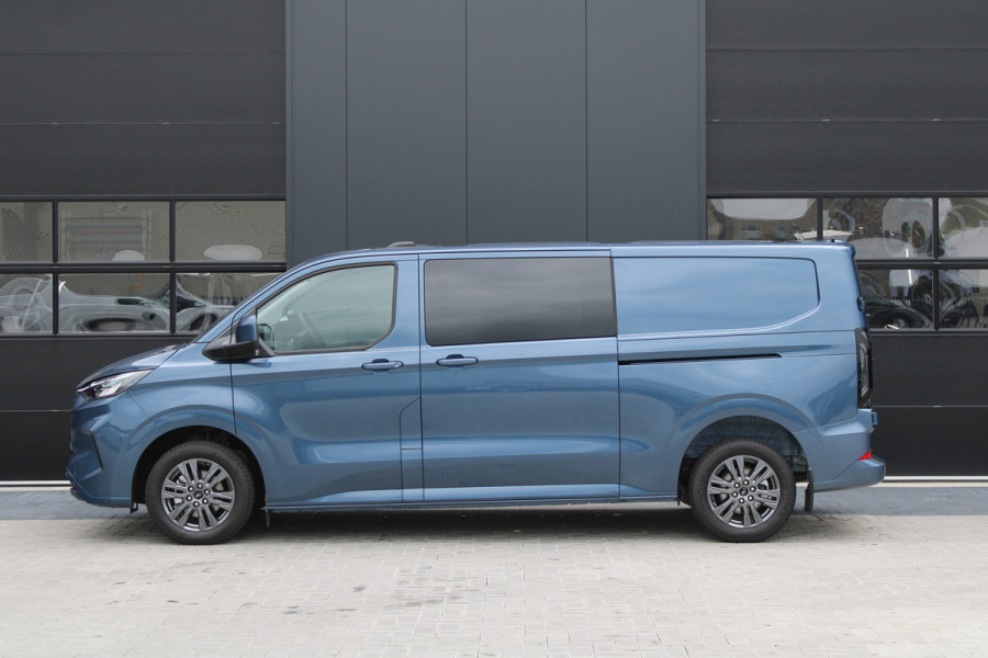 Ford Transit Custom 320 2.0 TDCI L2H1 Limited DC 170pk - Adaptive Cruise - Blind Spot - Navigatie - LED - Stoelverwarming - Rijklaar