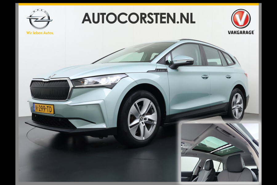 Škoda ENYAQ iV 60 Trekhaak Panoramadak SOH 89% Camera Navi Ecc Apple Carplay Android Auto Cruise Control Pdc DAB Lmv 19" Keyless Led Connected services Origineel Nederlandse Auto Škoda ENYAQ iV 60 Trekhaak Panoramadak SOH 89% Camera Navi Ecc Apple Carplay Android Auto Cruise Control Pdc DAB Lmv 19" Keyless Led Connected services Origineel Nederlandse Auto