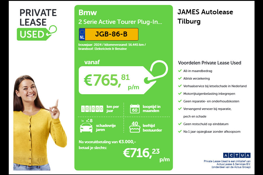 BMW 2 Serie Active Tourer Plug-In 225e xDrive M-SPORT | PANO | PREMIUM