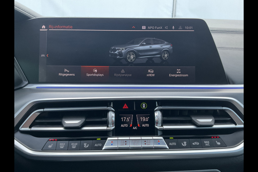 BMW X6 xDrive40i M-Sport Luchtvering 360cam Pano HK Elek.Trekhaak Skylounge Carbon BOMVOL! BMW X6 xDrive40i M-Sport Luchtvering 360cam Pano HK Elek.Trekhaak Skylounge Carbon BOMVOL!