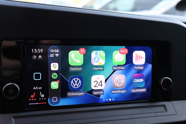Volkswagen Caddy Cargo 1.5 TSI DSG | BTW Vrij | Marge | CarPlay | Camera | Stoelverwarming | Virtual Cockpit | Trekhaak | LED Koplampen | Cruise control | PDC | Nieuwe APK