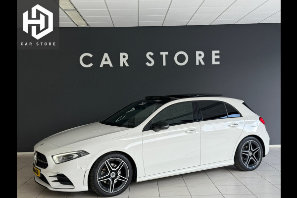 Mercedes-Benz A-Klasse 180 AMG NIGHT Pano|Sfeer|Memory|Dealer Onderhouden Mercedes-Benz A-Klasse 180 AMG NIGHT Pano|Sfeer|Memory|Dealer Onderhouden