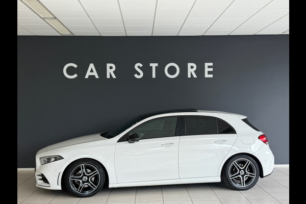 Mercedes-Benz A-Klasse 180 AMG NIGHT Pano|Sfeer|Memory|Dealer Onderhouden Mercedes-Benz A-Klasse 180 AMG NIGHT Pano|Sfeer|Memory|Dealer Onderhouden