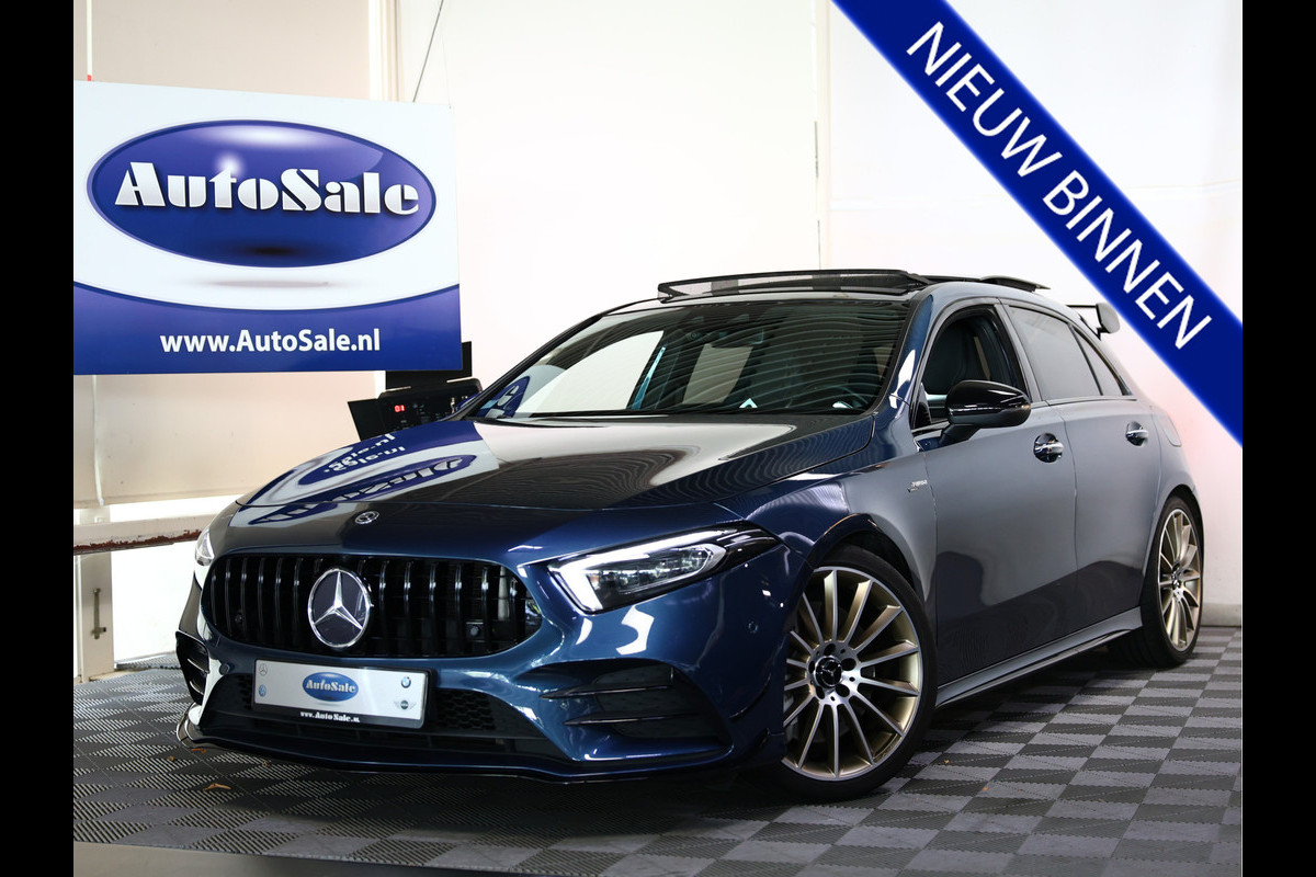 Mercedes-Benz A-Klasse AMG 35 4MATIC Premium BURMESTER PANO KUIPST ''19 Mercedes-Benz A-Klasse AMG 35 4MATIC Premium BURMESTER PANO KUIPST ''19