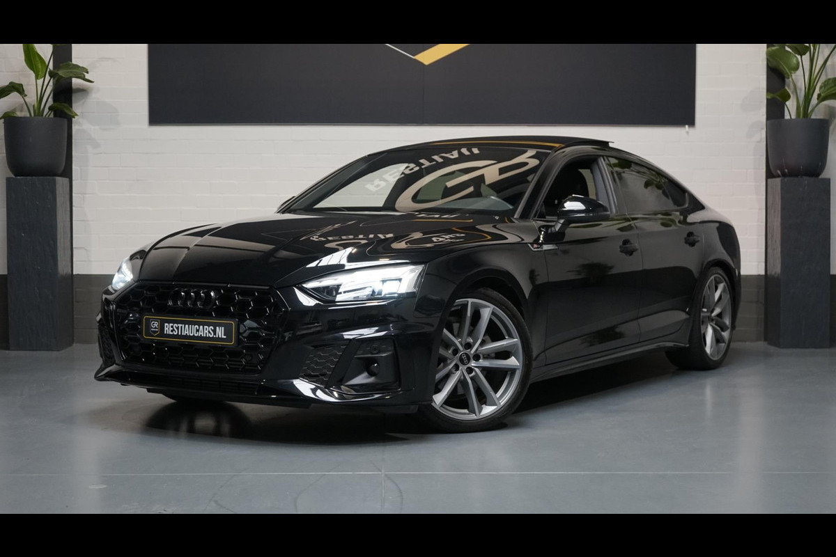 Audi A5 Sportback 35 TFSI 3x S-Line Black Optik AUTOMAAT-ACC-ALCANTARA-AUDI SOUND-CAMERA-KEYLESS-MATRIX-PANORAMA-