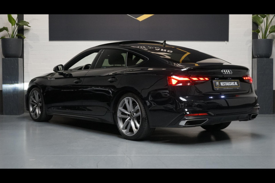 Audi A5 Sportback 35 TFSI 3x S-Line Black Optik AUTOMAAT-ACC-ALCANTARA-AUDI SOUND-CAMERA-KEYLESS-MATRIX-PANORAMA-
