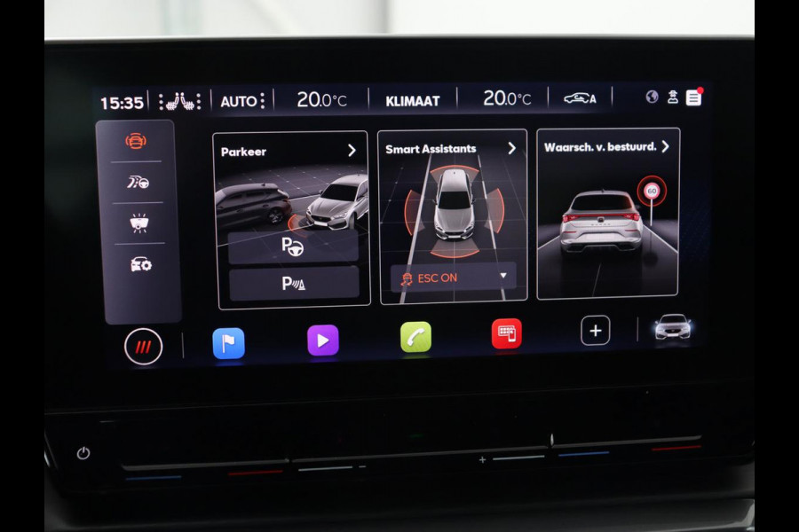 CUPRA Leon 2.0 TSI | 300pk | Panoramadak | Leder | Stoelverwarming | Carplay | Camera | Adaptive cruise | Navigatie | 19'' | Sfeerverlichting | Memory | Keyless | Sportstoelen