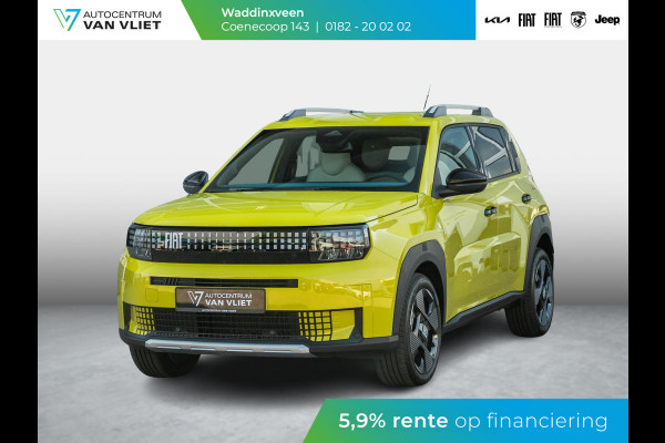 Fiat Grande Panda La Prima 11 kW 44 kWh | Uit voorraad leverbaar | Clima | Cruise | Camera | Apple Carplay | 17" | Navi | Winter Pack