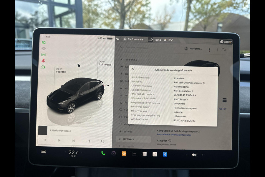 Tesla Model Y Long Range AWD 75 kWh AUTOPILOT| ACHTERBANK VERWARMD| STOEL+ STUUR VERW. | TESLA GARANTIE AANDRIJFLIJN EN ACCU T/M 07-2031/192.000KM Tesla Model Y Long Range AWD 75 kWh AUTOPILOT| ACHTERBANK VERWARMD| STOEL+ STUUR VERW. | TESLA GARANTIE AANDRIJFLIJN EN ACCU T/M 07-2031/192.000KM
