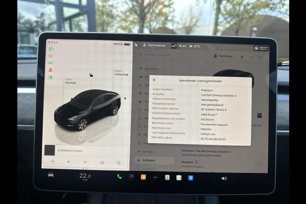 Tesla Model Y Long Range AWD 75 kWh AUTOPILOT| ACHTERBANK VERWARMD| STOEL+ STUUR VERW. | TESLA GARANTIE AANDRIJFLIJN EN ACCU T/M 07-2031/192.000KM Tesla Model Y Long Range AWD 75 kWh AUTOPILOT| ACHTERBANK VERWARMD| STOEL+ STUUR VERW. | TESLA GARANTIE AANDRIJFLIJN EN ACCU T/M 07-2031/192.000KM