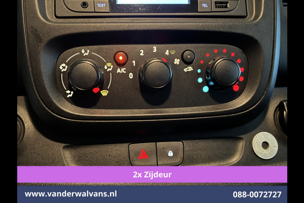 Renault Trafic 1.6 dCi 126pk L2H1 Euro6 Airco | 2x Zijdeur | Camera | Trekhaak | Cruisecontrol Parkeersensoren, bijrijdersbank