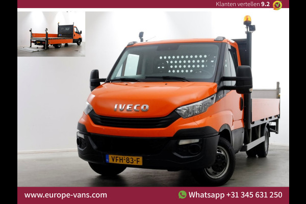 Iveco Daily 35C14 136pk Open Laadbak met laadklep en trekhaak 3500kg 02-2020 Iveco Daily 35C14 136pk Open Laadbak met laadklep en trekhaak 3500kg 02-2020