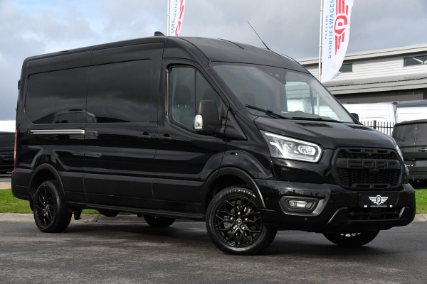 Ford Transit 350 2.0 TDCI L3H2 RWD Black Edition Adaptieve Cruise, Camera, 3500kg Trekhaak, 2 x Schuifdeur, Carplay, Xenon, 165pk, Automaat, Uniek! Ford Transit 350 2.0 TDCI L3H2 RWD Black Edition Adaptieve Cruise, Camera, 3500kg Trekhaak, 2 x Schuifdeur, Carplay, Xenon, 165pk, Automaat, Uniek!