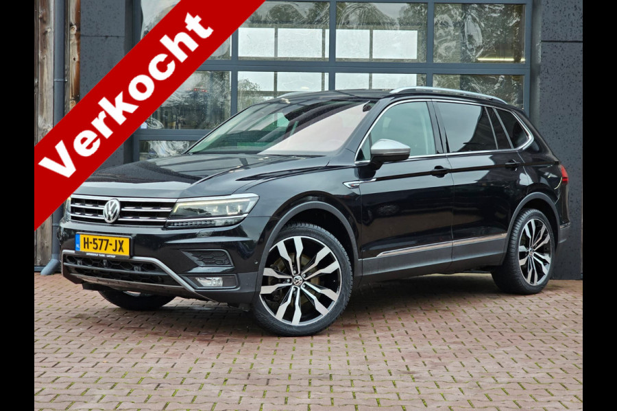 Volkswagen Tiguan Allspace 2.0 TSI 220PK 4MOTION Highline | Automaat | Trekhaak | Leder | Navi | App-connect | Camera | All-seasons | Standkachel |  Park Assist |