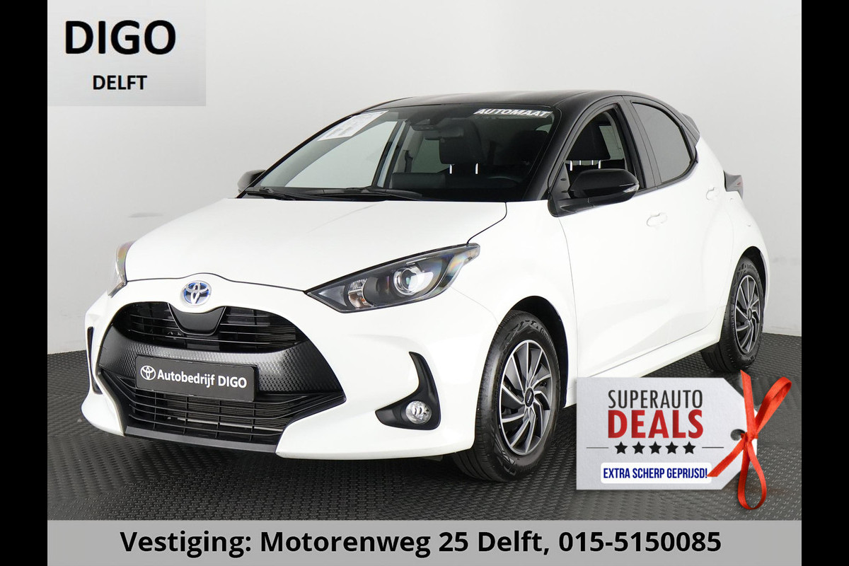 Toyota Yaris 1.5 HYBRIDE BLACK & WHITE GARANTIE 3-2034 AUTOMAAT. CLOUD NAVI. SLECHTS 17.000 KM. Toyota Yaris 1.5 HYBRIDE BLACK & WHITE GARANTIE 3-2034 AUTOMAAT. CLOUD NAVI. SLECHTS 17.000 KM.