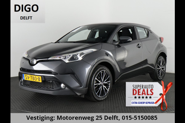 Toyota C-HR 116 PK DYNAMIC URBAN NAVI 1e EIG GARANTIE 6-2028 ! LMV.CLIMA. ADAPTIEF CRUISE CONTROL . KEYLESS ENTRY . ELEKTRISCHE INKLAPBARE SPIEGELS .