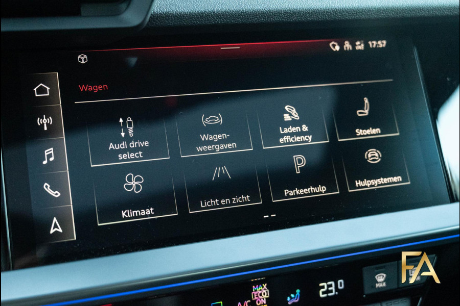 Audi A3 Sportback 45 TFSI e S Line Competition Panodak|RSseats|Sfeer|Headup|Massage|19Inch Audi A3 Sportback 45 TFSI e S Line Competition Panodak|RSseats|Sfeer|Headup|Massage|19Inch