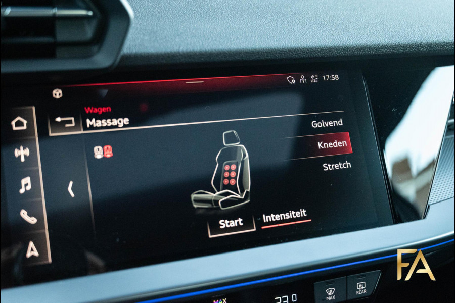 Audi A3 Sportback 45 TFSI e S Line Competition Panodak|RSseats|Sfeer|Headup|Massage|19Inch Audi A3 Sportback 45 TFSI e S Line Competition Panodak|RSseats|Sfeer|Headup|Massage|19Inch