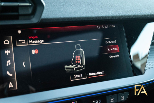 Audi A3 Sportback 45 TFSI e S Line Competition Panodak|RSseats|Sfeer|Headup|Massage|19Inch Audi A3 Sportback 45 TFSI e S Line Competition Panodak|RSseats|Sfeer|Headup|Massage|19Inch