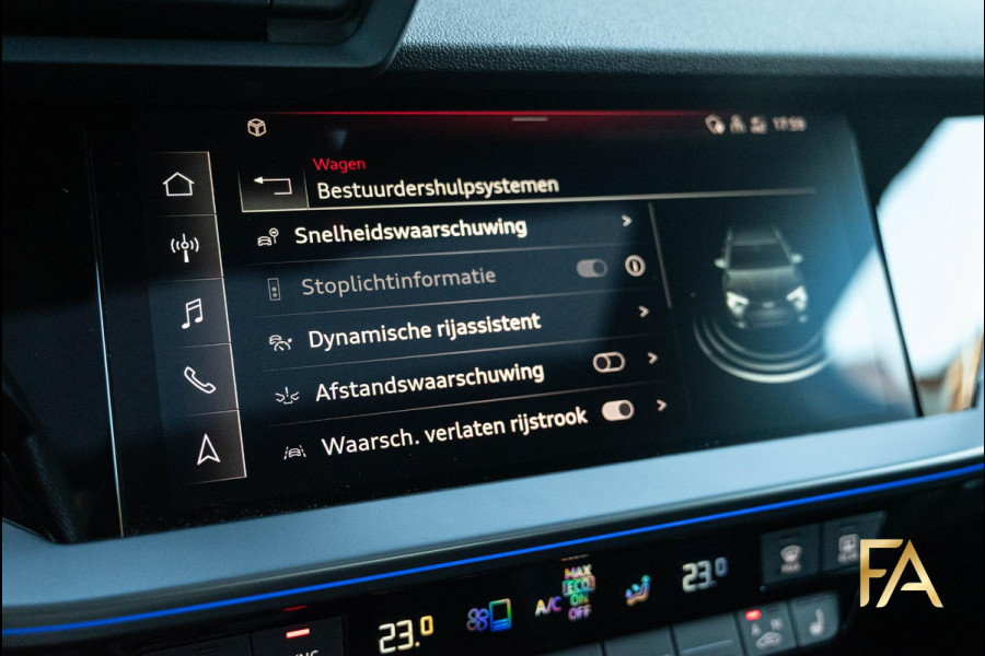 Audi A3 Sportback 45 TFSI e S Line Competition Panodak|RSseats|Sfeer|Headup|Massage|19Inch Audi A3 Sportback 45 TFSI e S Line Competition Panodak|RSseats|Sfeer|Headup|Massage|19Inch