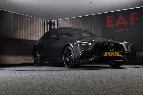 Mercedes-Benz C-Klasse 300 e AMG 63 Look / Camera / Acc / Lane Assist / F1 / Verwarming 4x / Leder / Open Pano / Dode Hoek / 20 In Mercedes-Benz C-Klasse 300 e AMG 63 Look / Camera / Acc / Lane Assist / F1 / Verwarming 4x / Leder / Open Pano / Dode Hoek / 20 In