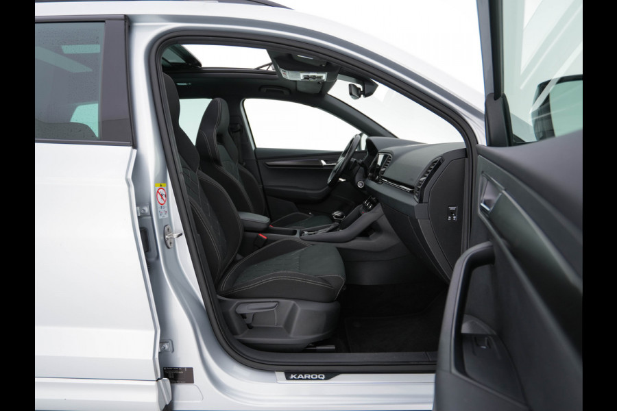 Škoda Karoq 1.5 TSI ACT Sportline (INCL-BTW) Aut. *PANO | DIGI-COCKPIT | ADAPTIVE-CRUISE | FULL-LED | BLIND-SPOT | HEATED-SPORTSEATS | CAMERA | AMBIENT-LIGHT | NAVI-FULLMAP | KEYLESS | DAB+ | SHIFT-PADDLES | PRIVACY-GLASS | .