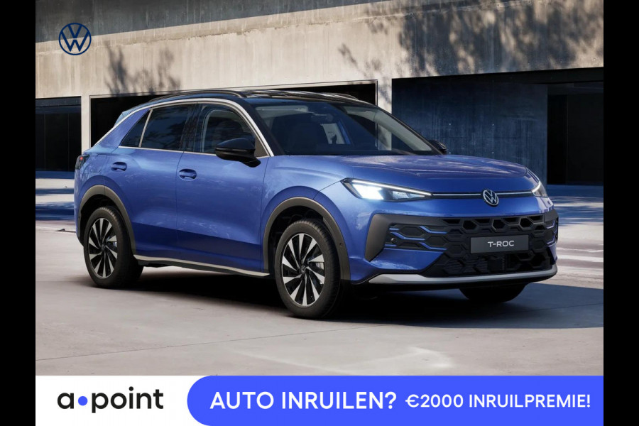Volkswagen T-Roc Life First Edition 1.5 eTSI 85 kW / 116 PK SUV 7 v | Comfort Pakket | Zwart dak Volkswagen T-Roc Life First Edition 1.5 eTSI 85 kW / 116 PK SUV 7 v | Comfort Pakket | Zwart dak