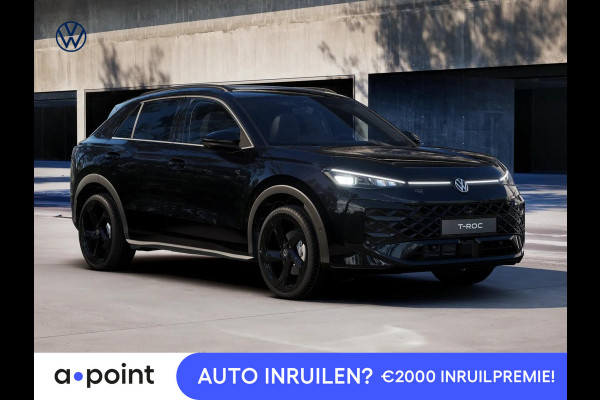 Volkswagen T-Roc R-Line First Edition 1.5 eTSI 110 kW / 150 PK SUV | Interieur Pakket leder 'Varenna' | Black Style Pakket | Panoramaschuif-kanteldak | Trekhaak | Koplampverlichting matrix-led (IQ.LIGHT) | Assistance Pakket | Elek. achterklep Volkswagen T-Roc R-Line First Edition 1.5 eTSI 110 kW / 150 PK SUV | Interieur Pakket leder 'Varenna' | Black Style Pakket | Panoramaschuif-kanteldak | Trekhaak | Koplampverlichting matrix-led (IQ.LIGHT) | Assistance Pakket | Elek. achterklep
