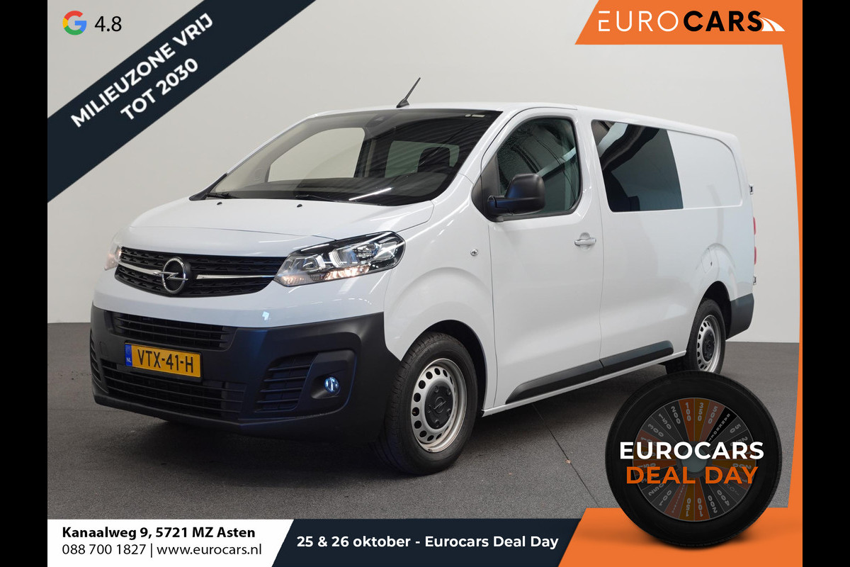 Opel Vivaro 2.0 CDTI L3H1 145PK Dubbele Cabine Edition Airco Navigatie Trekhaak Carplay Opel Vivaro 2.0 CDTI L3H1 145PK Dubbele Cabine Edition Airco Navigatie Trekhaak Carplay