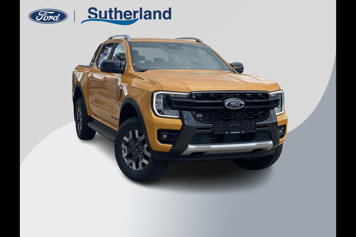 Ford Ranger 2.3 PHEV Wildtrak Double Cab 281pk | 0,99% Renteactie | CSI | 5 persoons! | Technology Pack Plus Trailer | Cargo Area Pack | Power Rollertop | Prijs excl. BTW incl. BPM | laadkabel mode 3 16A | Rijklaar