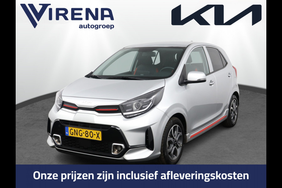 Kia Picanto 1.0 DPi GT-Line Apple Carplay/ Android Auto - Cruise Control - Climate Control - Navigatie - Achteruitrijcamera - Fabrieksgarantie tot 10-2031 Kia Picanto 1.0 DPi GT-Line Apple Carplay/ Android Auto - Cruise Control - Climate Control - Navigatie - Achteruitrijcamera - Fabrieksgarantie tot 10-2031