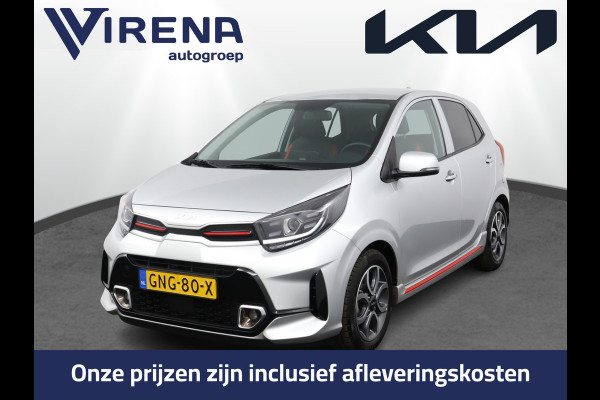 Kia Picanto 1.0 DPi GT-Line Apple Carplay/ Android Auto - Cruise Control - Climate Control - Navigatie - Achteruitrijcamera - Fabrieksgarantie tot 10-2031 Kia Picanto 1.0 DPi GT-Line Apple Carplay/ Android Auto - Cruise Control - Climate Control - Navigatie - Achteruitrijcamera - Fabrieksgarantie tot 10-2031