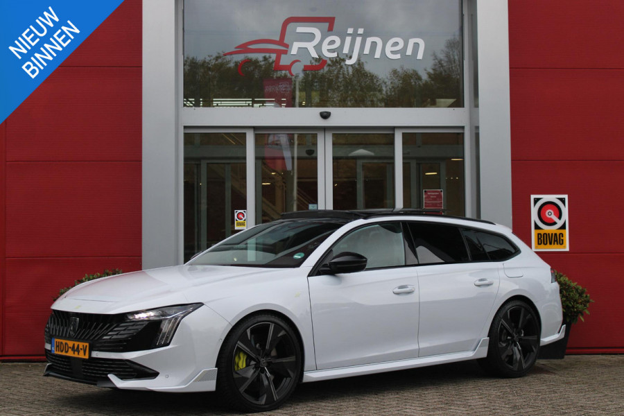 Peugeot 508 SW PSE 1.6 HYbrid 360PK AWD | PANORAMISCH SCHUIF/KANTELDAK | FOCAL® PREMIUM AUDIOSYSTEEMPEUGEOT MET 10 SPEAKERS | MATRIX KOPLAMPEN | BLAUWE LED-SFEERVERLICHTING |360 HD PARKEERCAMERA'S | VERWARMDE VOORRUITRAND | DRAADLOOS APPLECARPLAY/ANDROID AUTO | NAVIGATIE | ADAPTIEVE CRUISE CONTROL | SPORT HIGH PERFORMANCE ONDERSTEL | ACTIVE SUSPENSION CONTROL | ANTIDIEFSTAL PACK (ALARM) | NIGHT VISION | 20" LICHTMETALEN ''EXXAR'' VELGEN | VERWARMBARE AGR SPORTSTOELEN MET MASSAGEFUNCTIE | BEKLEDING ''NAPPA LEDER''/ALCANTARA/3D STOF PSE | ELEKTRISCH BEDIENBARE ACHTERKLEP | REMKLAUWE Peugeot 508 SW PSE 1.6 HYbrid 360PK AWD | PANORAMISCH SCHUIF/KANTELDAK | FOCAL® PREMIUM AUDIOSYSTEEMPEUGEOT MET 10 SPEAKERS | MATRIX KOPLAMPEN | BLAUWE LED-SFEERVERLICHTING |360 HD PARKEERCAMERA'S | VERWARMDE VOORRUITRAND | DRAADLOOS APPLECARPLAY/ANDROID AUTO | NAVIGATIE | ADAPTIEVE CRUISE CONTROL | SPORT HIGH PERFORMANCE ONDERSTEL | ACTIVE SUSPENSION CONTROL | ANTIDIEFSTAL PACK (ALARM) | NIGHT VISION | 20" LICHTMETALEN ''EXXAR'' VELGEN | VERWARMBARE AGR SPORTSTOELEN MET MASSAGEFUNCTIE | BEKLEDING ''NAPPA LEDER''/ALCANTARA/3D STOF PSE | ELEKTRISCH BEDIENBARE ACHTERKLEP | REMKLAUWE
