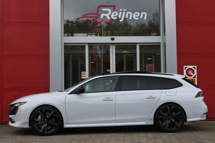 Peugeot 508 SW PSE 1.6 HYbrid 360PK AWD | PANORAMISCH SCHUIF/KANTELDAK | FOCAL® PREMIUM AUDIOSYSTEEMPEUGEOT MET 10 SPEAKERS | MATRIX KOPLAMPEN | BLAUWE LED-SFEERVERLICHTING |360 HD PARKEERCAMERA'S | VERWARMDE VOORRUITRAND | DRAADLOOS APPLECARPLAY/ANDROID AUTO | NAVIGATIE | ADAPTIEVE CRUISE CONTROL | SPORT HIGH PERFORMANCE ONDERSTEL | ACTIVE SUSPENSION CONTROL | ANTIDIEFSTAL PACK (ALARM) | NIGHT VISION | 20" LICHTMETALEN ''EXXAR'' VELGEN | VERWARMBARE AGR SPORTSTOELEN MET MASSAGEFUNCTIE | BEKLEDING ''NAPPA LEDER''/ALCANTARA/3D STOF PSE | ELEKTRISCH BEDIENBARE ACHTERKLEP | REMKLAUWE Peugeot 508 SW PSE 1.6 HYbrid 360PK AWD | PANORAMISCH SCHUIF/KANTELDAK | FOCAL® PREMIUM AUDIOSYSTEEMPEUGEOT MET 10 SPEAKERS | MATRIX KOPLAMPEN | BLAUWE LED-SFEERVERLICHTING |360 HD PARKEERCAMERA'S | VERWARMDE VOORRUITRAND | DRAADLOOS APPLECARPLAY/ANDROID AUTO | NAVIGATIE | ADAPTIEVE CRUISE CONTROL | SPORT HIGH PERFORMANCE ONDERSTEL | ACTIVE SUSPENSION CONTROL | ANTIDIEFSTAL PACK (ALARM) | NIGHT VISION | 20" LICHTMETALEN ''EXXAR'' VELGEN | VERWARMBARE AGR SPORTSTOELEN MET MASSAGEFUNCTIE | BEKLEDING ''NAPPA LEDER''/ALCANTARA/3D STOF PSE | ELEKTRISCH BEDIENBARE ACHTERKLEP | REMKLAUWE