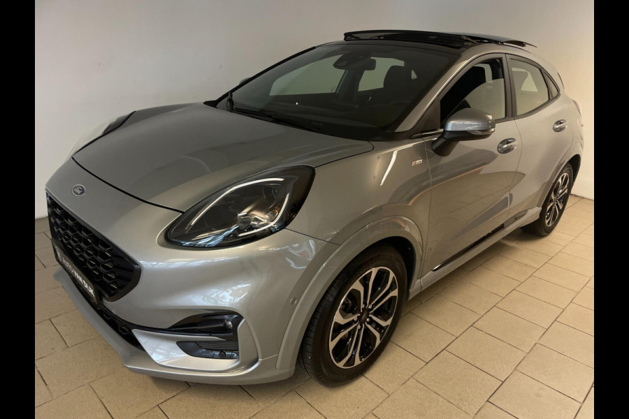 Ford Puma 1.0 EcoBoost Hybrid ST-Line PANO AIRCO NAVI CRUISE BT DIG TELLERS B&O SOUND ZWARTE HEMEL NIEUWSTAAT Ford Puma 1.0 EcoBoost Hybrid ST-Line PANO AIRCO NAVI CRUISE BT DIG TELLERS B&O SOUND ZWARTE HEMEL NIEUWSTAAT