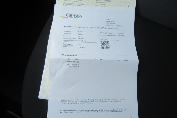 Fiat Panda 0.9 TwinAir Easy, Airco, Bluetooth, PDC Fiat Panda 0.9 TwinAir Easy, Airco, Bluetooth, PDC