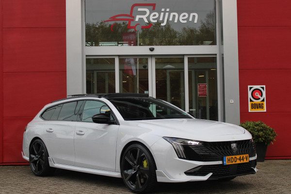 Peugeot 508 SW PSE 1.6 HYbrid 360PK AWD | PANORAMISCH SCHUIF/KANTELDAK | FOCAL® PREMIUM AUDIOSYSTEEMPEUGEOT MET 10 SPEAKERS | MATRIX KOPLAMPEN | BLAUWE LED-SFEERVERLICHTING |360 HD PARKEERCAMERA'S | VERWARMDE VOORRUITRAND | DRAADLOOS APPLECARPLAY/ANDROID AUTO | NAVIGATIE | ADAPTIEVE CRUISE CONTROL | SPORT HIGH PERFORMANCE ONDERSTEL | ACTIVE SUSPENSION CONTROL | ANTIDIEFSTAL PACK (ALARM) | NIGHT VISION | 20" LICHTMETALEN ''EXXAR'' VELGEN | VERWARMBARE AGR SPORTSTOELEN MET MASSAGEFUNCTIE | BEKLEDING ''NAPPA LEDER''/ALCANTARA/3D STOF PSE | ELEKTRISCH BEDIENBARE ACHTERKLEP | REMKLAUWE Peugeot 508 SW PSE 1.6 HYbrid 360PK AWD | PANORAMISCH SCHUIF/KANTELDAK | FOCAL® PREMIUM AUDIOSYSTEEMPEUGEOT MET 10 SPEAKERS | MATRIX KOPLAMPEN | BLAUWE LED-SFEERVERLICHTING |360 HD PARKEERCAMERA'S | VERWARMDE VOORRUITRAND | DRAADLOOS APPLECARPLAY/ANDROID AUTO | NAVIGATIE | ADAPTIEVE CRUISE CONTROL | SPORT HIGH PERFORMANCE ONDERSTEL | ACTIVE SUSPENSION CONTROL | ANTIDIEFSTAL PACK (ALARM) | NIGHT VISION | 20" LICHTMETALEN ''EXXAR'' VELGEN | VERWARMBARE AGR SPORTSTOELEN MET MASSAGEFUNCTIE | BEKLEDING ''NAPPA LEDER''/ALCANTARA/3D STOF PSE | ELEKTRISCH BEDIENBARE ACHTERKLEP | REMKLAUWE