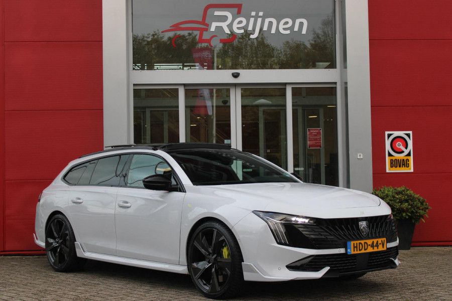 Peugeot 508 SW PSE 1.6 HYbrid 360PK AWD | PANORAMISCH SCHUIF/KANTELDAK | FOCAL® PREMIUM AUDIOSYSTEEMPEUGEOT MET 10 SPEAKERS | MATRIX KOPLAMPEN | BLAUWE LED-SFEERVERLICHTING |360 HD PARKEERCAMERA'S | VERWARMDE VOORRUITRAND | DRAADLOOS APPLECARPLAY/ANDROID AUTO | NAVIGATIE | ADAPTIEVE CRUISE CONTROL | SPORT HIGH PERFORMANCE ONDERSTEL | ACTIVE SUSPENSION CONTROL | ANTIDIEFSTAL PACK (ALARM) | NIGHT VISION | 20" LICHTMETALEN ''EXXAR'' VELGEN | VERWARMBARE AGR SPORTSTOELEN MET MASSAGEFUNCTIE | BEKLEDING ''NAPPA LEDER''/ALCANTARA/3D STOF PSE | ELEKTRISCH BEDIENBARE ACHTERKLEP | REMKLAUWE Peugeot 508 SW PSE 1.6 HYbrid 360PK AWD | PANORAMISCH SCHUIF/KANTELDAK | FOCAL® PREMIUM AUDIOSYSTEEMPEUGEOT MET 10 SPEAKERS | MATRIX KOPLAMPEN | BLAUWE LED-SFEERVERLICHTING |360 HD PARKEERCAMERA'S | VERWARMDE VOORRUITRAND | DRAADLOOS APPLECARPLAY/ANDROID AUTO | NAVIGATIE | ADAPTIEVE CRUISE CONTROL | SPORT HIGH PERFORMANCE ONDERSTEL | ACTIVE SUSPENSION CONTROL | ANTIDIEFSTAL PACK (ALARM) | NIGHT VISION | 20" LICHTMETALEN ''EXXAR'' VELGEN | VERWARMBARE AGR SPORTSTOELEN MET MASSAGEFUNCTIE | BEKLEDING ''NAPPA LEDER''/ALCANTARA/3D STOF PSE | ELEKTRISCH BEDIENBARE ACHTERKLEP | REMKLAUWE